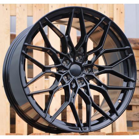 R20x8.5 5X120 ET 35 72.6 IN292 (IN0292) Black (BL) For BMW (K7+P2) (Rear+Front)