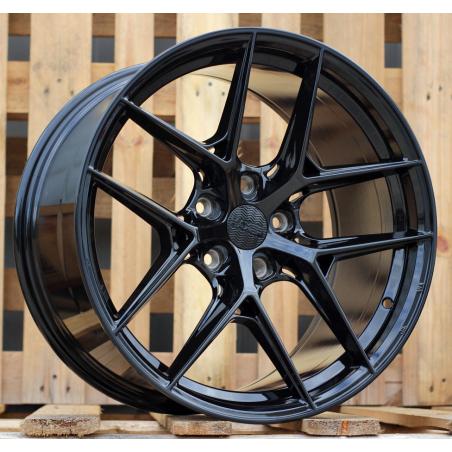 R17x8 5X120 ET 35 72.6 HX044 (A5598) Black (BL) For HAXER (P)