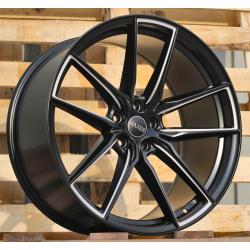 R21x10 5X112 ET 40 66.6 HX045 Black Half Matt (BLHM) For HAXER (Z2) (Milling)