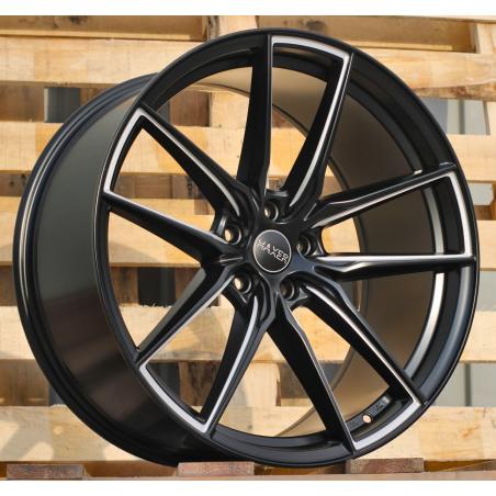 R21x10 5X112 ET 40 66.6 HX045 Black Half Matt (BLHM) For HAXER (Z2) (Milling)