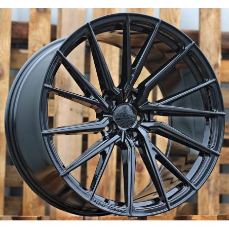 R21x9 5X112 ET 25 66.5 HX06F Black (BL) For HAXER (K4) (HYBRID FORGED (Front+Rear))
