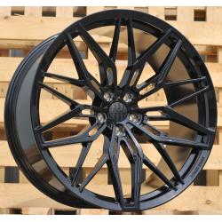 R22x10.5 5X112 ET 30 66.6 HXF02 Black (BL) For HAXER (K3) (FORGED (NEW Model) Rear+Front)