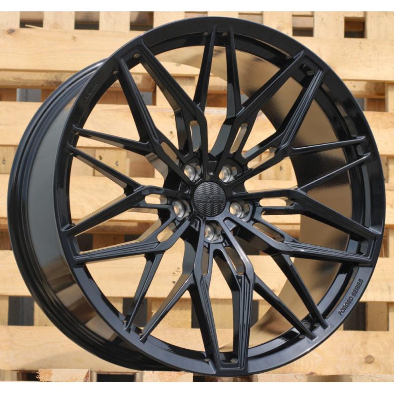R22x10.5 5X112 ET 30 66.6 HXF02 Black (BL) For HAXER (K3) (FORGED (NEW Model) Rear+Front) R22x10.5 5X112 ET 30 66.6 HXF02 Black (BL) For HAXER (K3) (FORGED (NEW Model) Rear+Front)