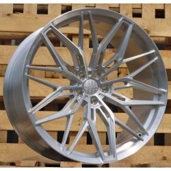 R21x10.5 5X112 ET 30 66.6 HXF02 Brush Silver (BS) For HAXER (K3) (FORGED (NEW Model))
