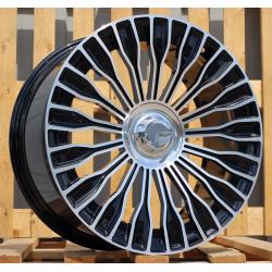 R19x9.5 5X112 ET 43.5 66.6 I0313 (XF116) Black Polished (MB) For MER (K4) (HYBRID FORGED (Front+Rear))