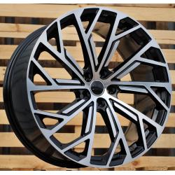 R21x9 5X112 ET 37 66.5 I0337 (Y0081) Black Polished (MB) For AUD (P+K2) (Audi A8)