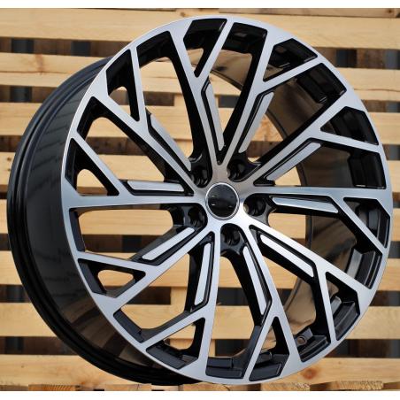 R21x9 5X112 ET 37 66.5 I0337 (Y0081) Black Polished (MB) For AUD (P+K2) (Audi A8)