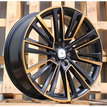 R19x8 5X112 ET 45 57.1 I0361 Black Polished Half Matt Cooper (MBHMC) For SKODA (P2)