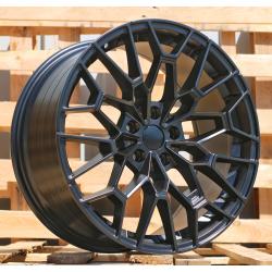R20x9.5 5X120 ET 38 72.6 I0384 (BYD1883) Black Half Matt (BLHM) For BMW (Z3) (Rear+Front)