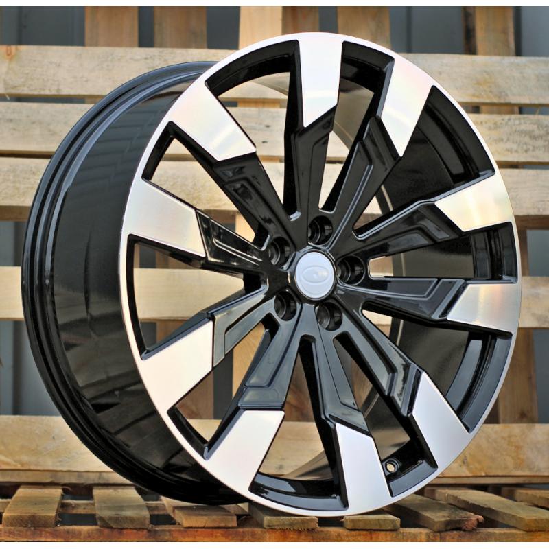 R23x10 5X120 ET 45 72.6 I1131 Black Polished (MB) For LAND (K3) R23x10 5X120 ET 45 72.6 I1131 Black Polished (MB) For LAND (K3)
