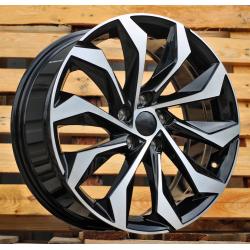 R20x8 5X112 ET 41 57.1 I1139 Black Polished (MB) For SKODA (P2) (Kodiaq New Model)