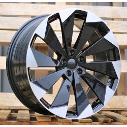 R21x9 5X112 ET 42 57.1 I1141 Black Polished (MB) For SKODA (K7) (Enyaq (Front+Rear))