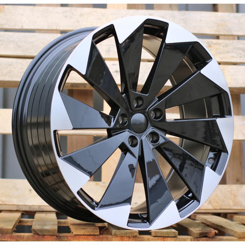 R21x9 5X112 ET 42 57.1 I1141 Black Polished (MB) For SKODA (K7) (Enyaq (Front+Rear)) R21x9 5X112 ET 42 57.1 I1141 Black Polished (MB) For SKODA (K7) (Enyaq (Front+Rear))