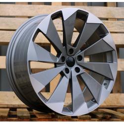 R21x9 5X112 ET 42 57.1 I1141 Grey Polished (MG) For SKODA (K7) (Enyaq (Front+Rear))