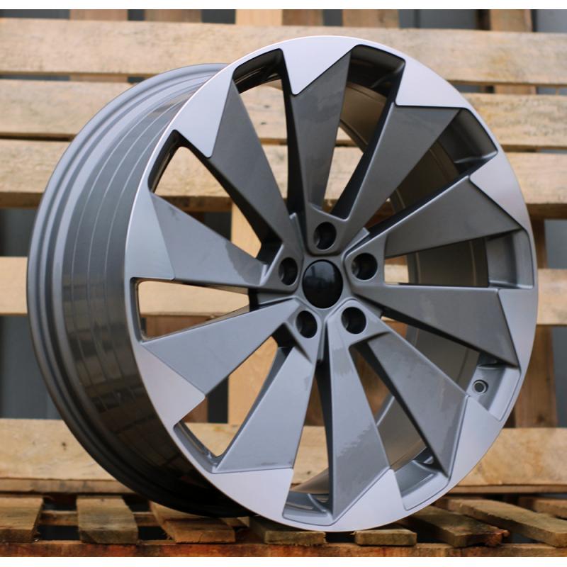 R21x9 5X112 ET 42 57.1 I1141 Grey Polished (MG) For SKODA (K7) (Enyaq (Front+Rear)) R21x9 5X112 ET 42 57.1 I1141 Grey Polished (MG) For SKODA (K7) (Enyaq (Front+Rear))