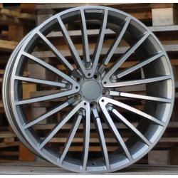 R22x9 5X112 ET 32 66.6 MR532 (IN0235) Grey Polished (MG) For MER (K7) (Rear+Front (AKC 130 Eur))