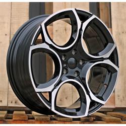 R19x8 5X112 ET 45 57.1 I5162 (YF5656) Black Polished (MB) For VW (K3) (NEW Model)