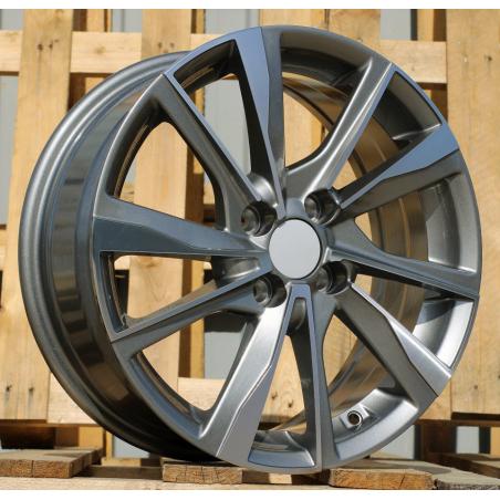 R16x6.5 4X100 ET 45 60.1 I5307 Grey Polished (MG) For RACIN (P2)
