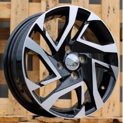 R15x5.5 4X100 ET 45 54.1 I5418 Black Polished (MB) For TOYOT (K7)