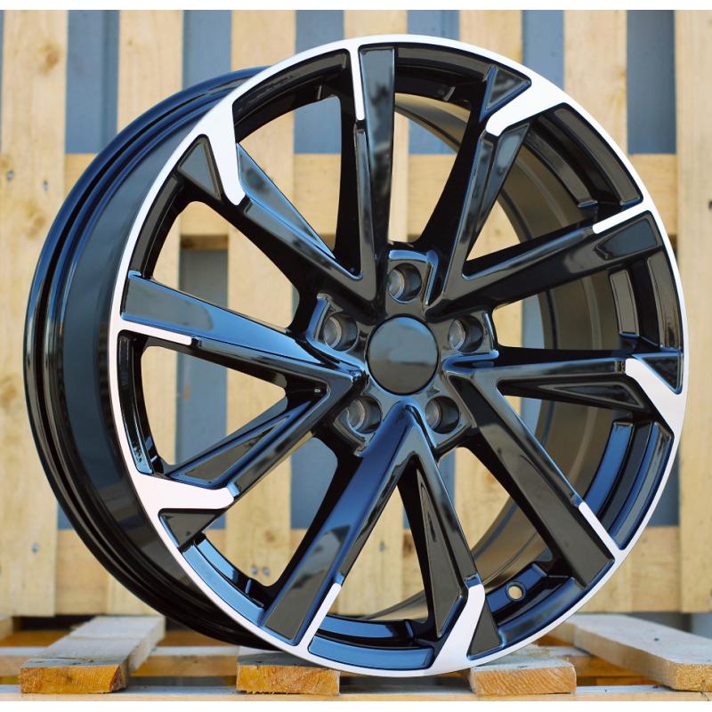 R18x7.5 5X114.3 ET 40 60.1 I5547 Black Polished Half Matt (MBHM) For TOYOT (P1) R18x7.5 5X114.3 ET 40 60.1 I5547 Black Polished Half Matt (MBHM) For TOYOT (P1)