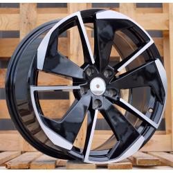 R18x8 5X112 ET 45 57.1 I5579 Black Polished (MB) For SKODA (A+K7)