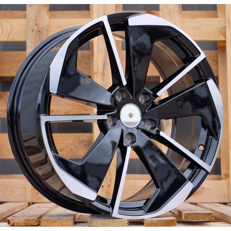 R18x8 5X112 ET 45 57.1 I5579 Black Polished (MB) For SKODA (A+K7) R18x8 5X112 ET 45 57.1 I5579 Black Polished (MB) For SKODA (A+K7)