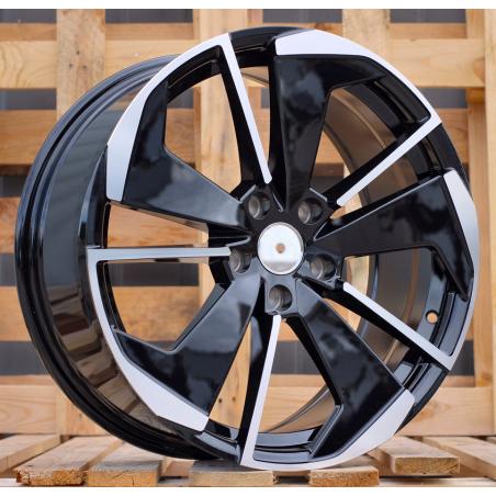 R18x8 5X112 ET 45 57.1 I5579 Black Polished (MB) For SKODA (A+K7)