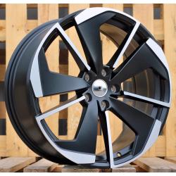 R19x8 5X112 ET 45 57.1 I5579 Black Polished Half Matt (MBHM) For SKODA (K7)