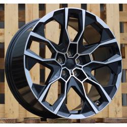 R22x9.5 5X112 ET 32 66.6 I5592 Black Polished (MB) For BMW (A) (NEW X7 (Rear+Front))