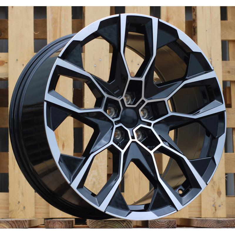 R22x9.5 5X112 ET 32 66.6 I5592 Black Polished (MB) For BMW (A) (NEW X7 (Rear+Front)) R22x9.5 5X112 ET 32 66.6 I5592 Black Polished (MB) For BMW (A) (NEW X7 (Rear+Front))