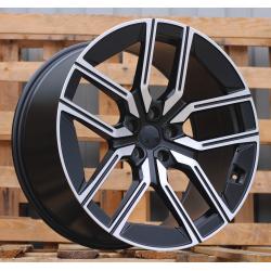 R20x10 5X112 ET 41 66.6 I5619 Black Polished Half Matt (MBHM) For BMW (P1) (Rear+Front)