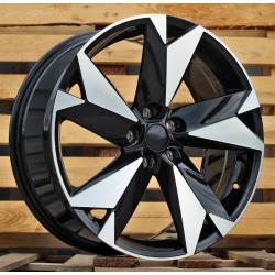 R20x8 5X112 ET 41 57.1 I5625 Black Polished (MB) For SKODA (Z5) (Kodiaq NEW Model)