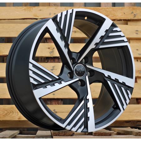 R19x8 5X112 ET 34 66.5 I5639 Black Polished Half Matt (MBHM) For AUD (P2) (NEW MODEL)