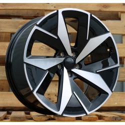 R20x8 5X112 ET 45 57.1 I5647 Black Polished (MB) For VW (Z5) (ID.4/ID.5 (Front))