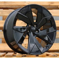 R20x8 5X112 ET 45 57.1 I5647 Black (BL) For VW (Z5) (ID.4/ID.5 (Front))