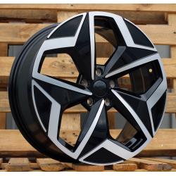 R19x7.5 5X112 ET 50 57.1 I5649 Black Polished (MB) For VW (Z5) (For ID.3)