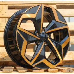 R19x7.5 5X112 ET 50 57.1 I5649 Black Polished Cooper (MBC) For VW (Z5) (For ID.3)