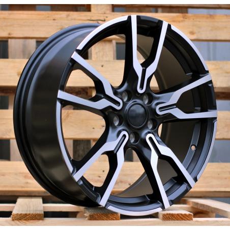 R18x7.5 5X112 ET 45 66.6 I5662 Black Polished Half Matt (MBHM) For BMW (K7) (X1/X2)