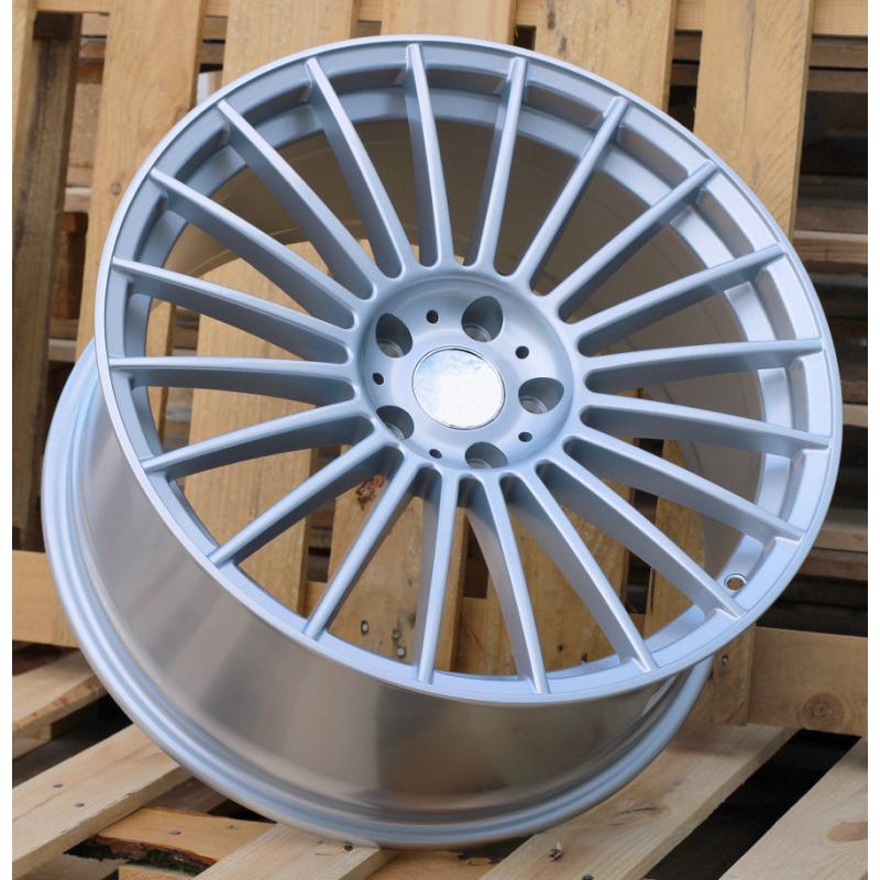 R19x9.5 5X112 ET 39 66.6 IN005 (IN0284) Silver Shining (SS) For BMW (P2) (Rear+Front ALPINA (AKC 90 Eur)) R19x9.5 5X112 ET 39 66.6 IN005 (IN0284) Silver Shining (SS) For BMW (P2) (Rear+Front ALPINA (AKC 90 Eur))