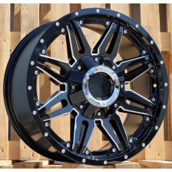 R20x9 10X114/127 ET 0 87.1 L1447 Black (BL) For 4X4 (K3) (Milling)