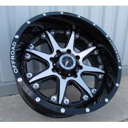 R20x10 5X127 ET M25 71.6 L1526 Black Polished (MB) For 4X4 (K3) (Milling)
