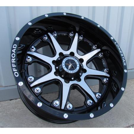 R20x10 5X127 ET M25 71.6 L1526 Black Polished (MB) For 4X4 (K3) (Milling)