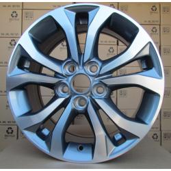 R15x6 5X105 ET 38 56.6 L1536 (1536156001M) Grey Polished (MG) For RACIN (K3) ((AKC 40 Eur))