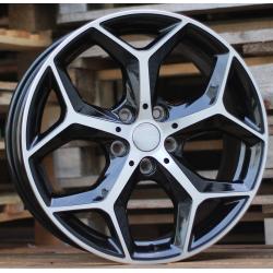 R18x7.5 5X112 ET 51 66.6 L1623 Black Polished (MB) For BMW (R+Z) (X1)