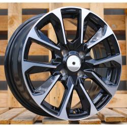 R15x6 4X100 ET 40 60.1 L1666 Black Polished (MB) For RACIN (P1+Z5)