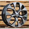 R17x6.5 4X100 ET 40 60.1 L1667 Black Polished (MB) For RACIN (P1)