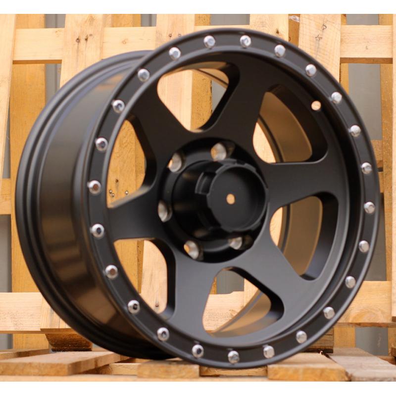 R16x8 6X139.7 ET 0 110.1 L2016 Black Half Matt (BLHM) For 4X4 (P1) R16x8 6X139.7 ET 0 110.1 L2016 Black Half Matt (BLHM) For 4X4 (P1)