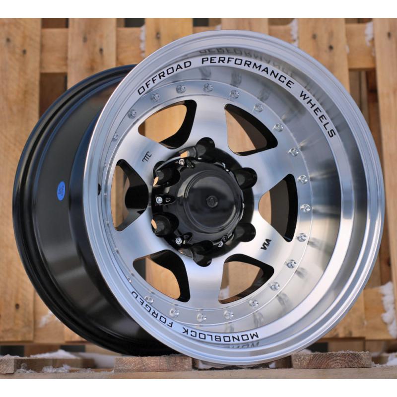 R16x8 5X127 ET 0 87.1 L2156 Black Polished (MB) For 4X4 (P1) R16x8 5X127 ET 0 87.1 L2156 Black Polished (MB) For 4X4 (P1)