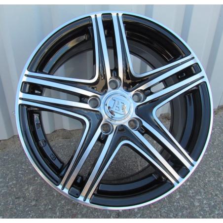 R15x6.5 5X105 ET 39 56.6 LU048 (048156584M) Black Polished (MB) For RACIN (K3) ((AKC 40 Eur))