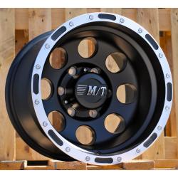 R15x10 6X139.7 ET M46 110.1 LU087 Black Matt+Polished Lip (BMPL) For 4X4 (P1) (M-MB / MLIP)